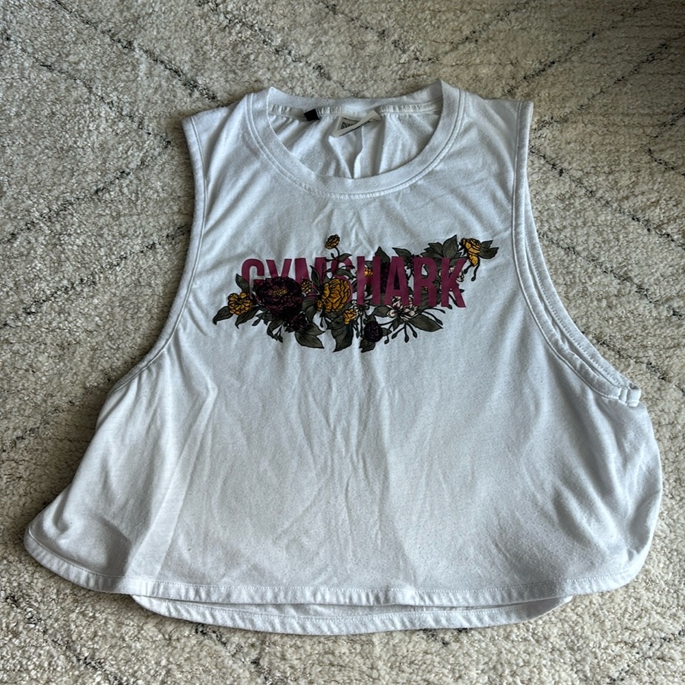 Gymshark graphic tank workout top Small